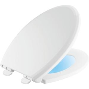 imageDelta Faucet 833902NWH Sanborne Elongated Potty Training Nightlight Toilet Seat with Slow Close and QuickRelease WhiteWith Nightlight