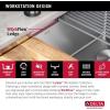 imageDELTA FAUCET 95B93227SSS Lorelai Workstation Kitchen Sink Undermount Stainless Steel Single Bowl with WorkFlow Ledge and Chefs Kit of 6 Accessories27in