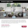 imageDELTA FAUCET 95B93227SSS Lorelai Workstation Kitchen Sink Undermount Stainless Steel Single Bowl with WorkFlow Ledge and Chefs Kit of 6 Accessories33in