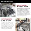 imageDELTA FAUCET 95B93227SSS Lorelai Workstation Kitchen Sink Undermount Stainless Steel Single Bowl with WorkFlow Ledge and Chefs Kit of 6 Accessories33in