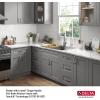 imageDELTA FAUCET 95B93227SSS Lorelai Workstation Kitchen Sink Undermount Stainless Steel Single Bowl with WorkFlow Ledge and Chefs Kit of 6 Accessories33in