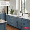 imageDELTA FAUCET Everest 30inch Granite Composite Workstation Kitchen Sink Undermount Single Bowl with WorkFlow Ledge and Accessories in Dark Grey 75B93330SDGWhite