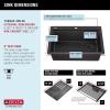 imageDELTA FAUCET Everest 30inch Granite Composite Workstation Kitchen Sink Undermount Single Bowl with WorkFlow Ledge and Accessories in Dark Grey 75B93330SDGBlack