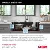 imageDELTA FAUCET Everest 30inch Granite Composite Workstation Kitchen Sink Undermount Single Bowl with WorkFlow Ledge and Accessories in Dark Grey 75B93330SDGBlack