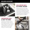 imageDELTA FAUCET Everest 30inch Granite Composite Workstation Kitchen Sink Undermount Single Bowl with WorkFlow Ledge and Accessories in Dark Grey 75B93330SDGBlack