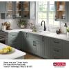 imageDELTA FAUCET Everest 30inch Granite Composite Workstation Kitchen Sink Undermount Single Bowl with WorkFlow Ledge and Accessories in Dark Grey 75B93330SDGWhite