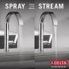 imageDelta 19824LFSP Keele Kitchen Faucet Standard SpotShield StainlessChrome