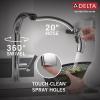 imageDelta 19824LFSP Keele Kitchen Faucet Standard SpotShield StainlessChrome