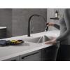 imageDelta 19824LFSP Keele Kitchen Faucet Standard SpotShield StainlessMatte Black