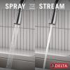imageDelta Essa Touchless Kitchen Faucet with Touch Technology Brushed Nickel Kitchen Sink Faucet with Pull Down Sprayer Single Hole Arctic Stainless 9113TLARDSTArctic Stainless