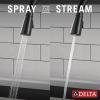 imageDelta Essa Touchless Kitchen Faucet with Touch Technology Brushed Nickel Kitchen Sink Faucet with Pull Down Sprayer Single Hole Arctic Stainless 9113TLARDSTMatte Black