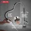 imageDelta Essa Touchless Kitchen Faucet with Touch Technology Brushed Nickel Kitchen Sink Faucet with Pull Down Sprayer Single Hole Arctic Stainless 9113TLARDSTChrome