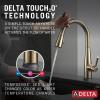 imageDelta Essa Touchless Kitchen Faucet with Touch Technology Brushed Nickel Kitchen Sink Faucet with Pull Down Sprayer Single Hole Arctic Stainless 9113TLARDSTChampagne Bronze