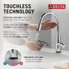 imageDelta Essa Touchless Kitchen Faucet with Touch Technology Brushed Nickel Kitchen Sink Faucet with Pull Down Sprayer Single Hole Arctic Stainless 9113TLARDSTChrome