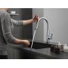 imageDelta Essa Touchless Kitchen Faucet with Touch Technology Brushed Nickel Kitchen Sink Faucet with Pull Down Sprayer Single Hole Arctic Stainless 9113TLARDSTArctic Stainless