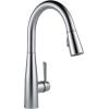 imageDelta Essa Touchless Kitchen Faucet with Touch Technology Brushed Nickel Kitchen Sink Faucet with Pull Down Sprayer Single Hole Arctic Stainless 9113TLARDSTArctic Stainless