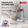 imageDelta Essa Touchless Kitchen Faucet with Touch Technology Brushed Nickel Kitchen Sink Faucet with Pull Down Sprayer Single Hole Arctic Stainless 9113TLARDSTChrome