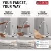 imageDelta Essa Touchless Kitchen Faucet with Touch Technology Brushed Nickel Kitchen Sink Faucet with Pull Down Sprayer Single Hole Arctic Stainless 9113TLARDSTChrome