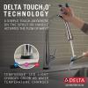 imageDelta Essa Touchless Kitchen Faucet with Touch Technology Brushed Nickel Kitchen Sink Faucet with Pull Down Sprayer Single Hole Arctic Stainless 9113TLARDSTChrome