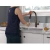imageDelta Essa Touchless Kitchen Faucet with Touch Technology Brushed Nickel Kitchen Sink Faucet with Pull Down Sprayer Single Hole Arctic Stainless 9113TLARDSTVenetian Bronze