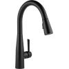 imageDelta Essa Touchless Kitchen Faucet with Touch Technology Brushed Nickel Kitchen Sink Faucet with Pull Down Sprayer Single Hole Arctic Stainless 9113TLARDSTMatte Black