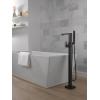 imageDelta Faucet Ara FloorMount Freestanding Tub Filler with Handheld Sprayer  T4767  Bathtub Faucet for Bathroom Fixtures  Chrome Valve Sold SeparatelyMatte Black