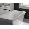 imageDelta Faucet Contemporary WallMounted Tub Filler  T5759BLWL  Modern Bathroom Tub Faucet ampamp Handles  Sleek Bathroom Fixtures  Matte Black Valve Sold SeparatelyMatte Black