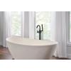 imageDelta Faucet Trinsic FloorMount Freestanding Tub Filler with Hand Held Shower Champagne Bronze T4759CZFL Valve Not IncludedMatte Black