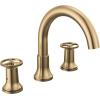 imageDelta Faucet Trinsic Roman Tub Trim  T2759BL  Modern Bathroom Tub Faucet Set  Includes Tub Faucet ampamp Handles  Matte Black Valve Sold SeparatelyChampagne Bronze