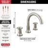imageDelta Faucet Trinsic Roman Tub Trim  T2759BL  Modern Bathroom Tub Faucet Set  Includes Tub Faucet ampamp Handles  Matte Black Valve Sold SeparatelyStainless