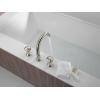 imageDelta Faucet Trinsic Roman Tub Trim  T2759BL  Modern Bathroom Tub Faucet Set  Includes Tub Faucet ampamp Handles  Matte Black Valve Sold SeparatelyStainless