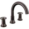 imageDelta Faucet Trinsic Roman Tub Trim  T2759BL  Modern Bathroom Tub Faucet Set  Includes Tub Faucet ampamp Handles  Matte Black Valve Sold SeparatelyVenetian Bronze