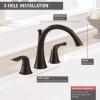 imageDelta T2738CZ Lahara Two Handle Roman Tub Faucet Trim Champagne BronzeVenetian Bronze