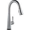 imageDelta Essa Touchless Kitchen Faucet with Touch Technology Brushed Nickel Kitchen Sink Faucet with Pull Down Sprayer Single Hole Arctic Stainless 9113TLARDSTArctic Stainless
