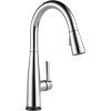 imageDelta Essa Touchless Kitchen Faucet with Touch Technology Brushed Nickel Kitchen Sink Faucet with Pull Down Sprayer Single Hole Arctic Stainless 9113TLARDSTChrome