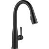 imageDelta Essa Touchless Kitchen Faucet with Touch Technology Brushed Nickel Kitchen Sink Faucet with Pull Down Sprayer Single Hole Arctic Stainless 9113TLARDSTMatte Black