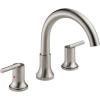 imageDelta Faucet Trinsic Roman Tub Trim  T2759BL  Modern Bathroom Tub Faucet Set  Includes Tub Faucet ampamp Handles  Matte Black Valve Sold SeparatelyStainless
