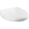 imageDelta Faucet Wycliffe Slow Close Round Toilet Seat with NonSlip Seat Bumpers Soft Close Toilet Seat Round Toilet Seat Slow Close White 801901WH