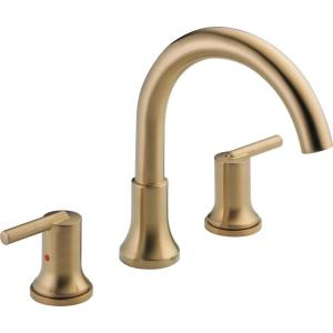 imageDelta Faucet Trinsic Roman Tub Trim  T2759BL  Modern Bathroom Tub Faucet Set  Includes Tub Faucet ampamp Handles  Matte Black Valve Sold SeparatelyChampagne Bronze