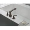 imageDelta Faucet Ashlyn 2Handle Widespread Roman Tub Faucet  Brushed Nickel  Stainless T2764SS Valve Not IncludedChrome