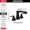 imageDelta Faucet Ashlyn 2Handle Widespread Roman Tub Faucet  Brushed Nickel  Stainless T2764SS Valve Not IncludedMatte Black