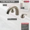 imageDelta Faucet Classic 2Handle Widespread Roman Tub Faucet  Brushed Nickel Tub Faucet  Stainless T2705SS Valve Not IncludedChrome