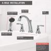 imageDelta Faucet T4732RB Woodhurst Roman Tub with Handshower Trim Venetian Bronze Valve sold separatelyChrome