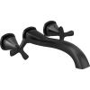 imageDELTA FAUCET T57766BLWL Tub Filler WallMount Matte BlackMatte Black