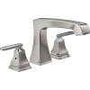 imageDelta Faucet Ashlyn 2Handle Widespread Roman Tub Faucet  Brushed Nickel  Stainless T2764SS Valve Not IncludedStainless