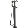 imageDelta Faucet Cassidy FloorMounted Freestanding Tub Filler with Handheld Shower  Tub Faucet  T4797FLLHP  Bathroom Fixtures  Chrome Valve Sold SeparatelyVenetian Bronze
