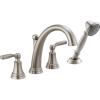 imageDelta Faucet T4732RB Woodhurst Roman Tub with Handshower Trim Venetian Bronze Valve sold separatelyStainless