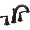 imageDelta Faucet Woodhurst Roman Tub Faucet  T2732RB  Classic Bathtub Handles ampamp Faucet  Bathroom Fixtures  Venetian Bronze Valve Sold SeparatelyMatte Black