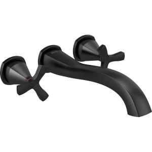 imageDELTA FAUCET T57766BLWL Tub Filler WallMount Matte BlackMatte Black