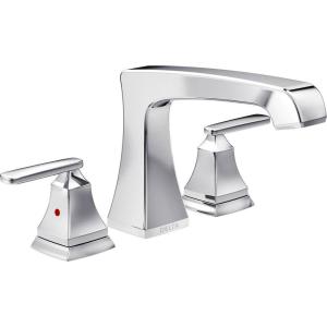 imageDelta Faucet Ashlyn 2Handle Widespread Roman Tub Faucet  Brushed Nickel  Stainless T2764SS Valve Not IncludedChrome